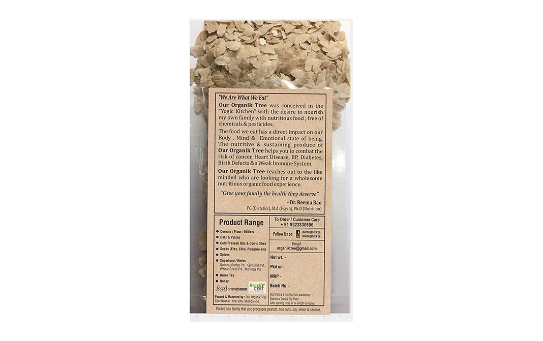 Our Organik Tree Organic Brown Rice Poha    Pack  450 grams